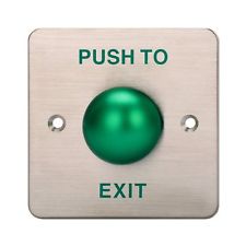 push to exit green dome