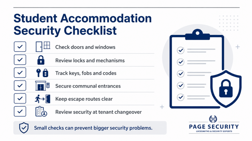 Student Accommodation Security Checklist