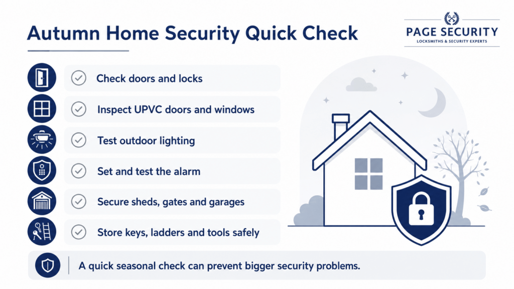 Your Final 10-Minute Autumn Home Security Check